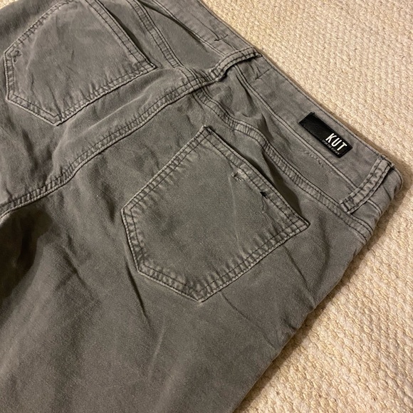 Kut from the Kloth gorgeous gray velvet Donna skinny size 8 - Picture 11 of 12